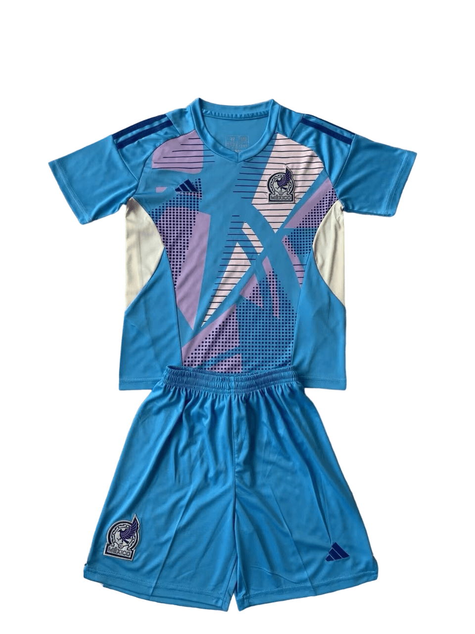 Kit Infantil México Azul Goleiro 2024/25 Unissex Kit Infantil México Azul Goleiro 2024/25 Unissex