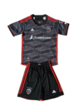 Kit Infantil Titular DC United Preta 2024/25 Unissex
