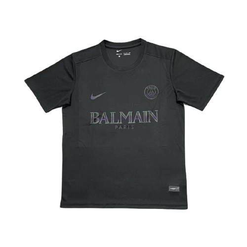 Camisa Real Madrid Balmain Preta 2024/25 Masculina Camisa Real Madrid Balmain Preta 2024/25 Masculina