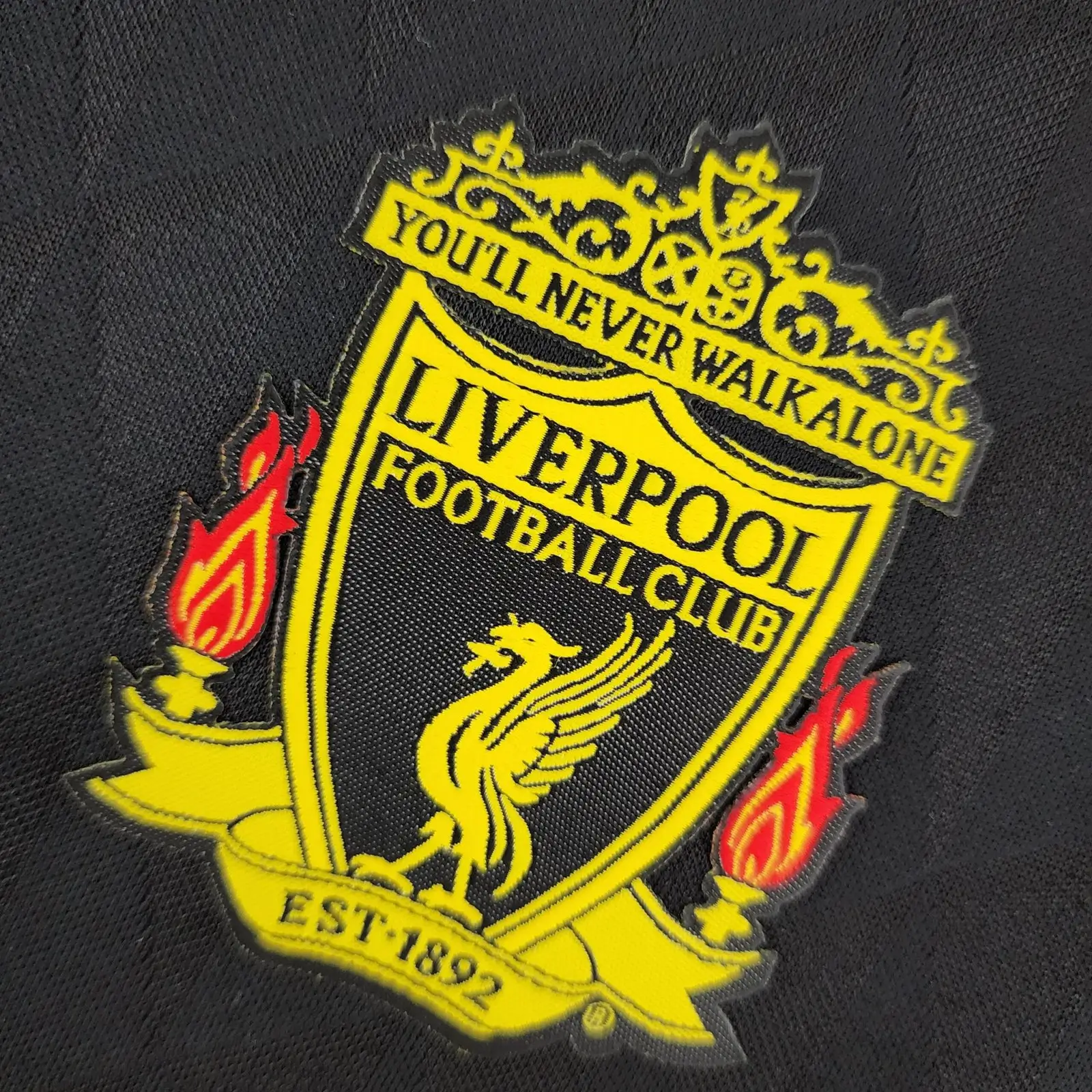 Camisa Liverpool Away Preta II 2010/11 Retrô Masculina Camisa Liverpool Away Preta II 2010/11 Retrô Masculina