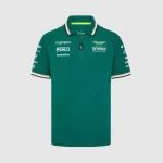 Camiseta Polo Aston Martin Aramco F1 2024 Fernando Alonso Team Driver