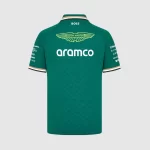Camiseta Polo Aston Martin Aramco F1 2024 Fernando Alonso Team Driver