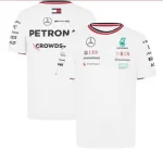 Camiseta Mercedes AMG Petronas F1 2024 Branca Team Driver