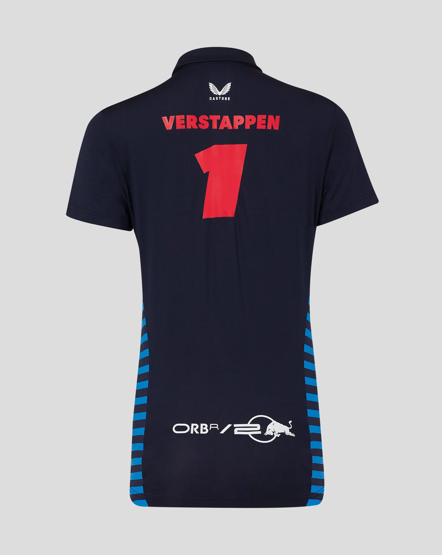 Camiseta Polo Red Bull Racing F1 2024 Team Max Verstappen 1 Driver Camiseta Polo Red Bull Racing F1 2024 Team Max Verstappen 1 Driver