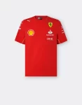 Camiseta Scuderia Ferrari F1 Vermelha 2024 Team