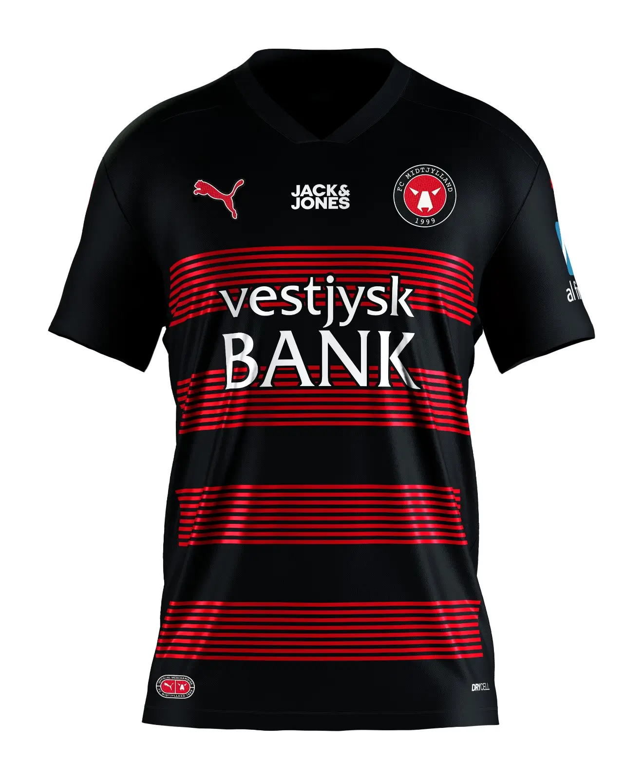Camisa FC Midtjylland Home I Vermelha 2023/24 Masculina Camisa FC Midtjylland Home I Vermelha 2023/24 Masculina
