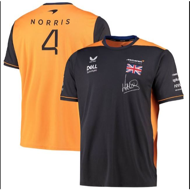 Camiseta McLaren F1 2024 Preta Team Lando Norris Driver Camiseta McLaren F1 2024 Preta Team Lando Norris Driver