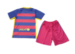 Kit Infantil Barcelona Home I Grená 2015/16 Unissex