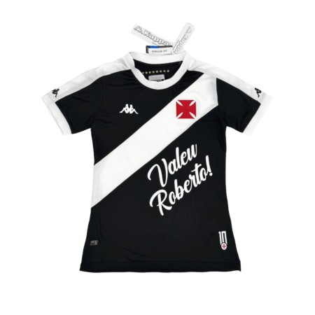 Camisa do Vasco Valeu Roberto Preta II 2024/25 Feminina