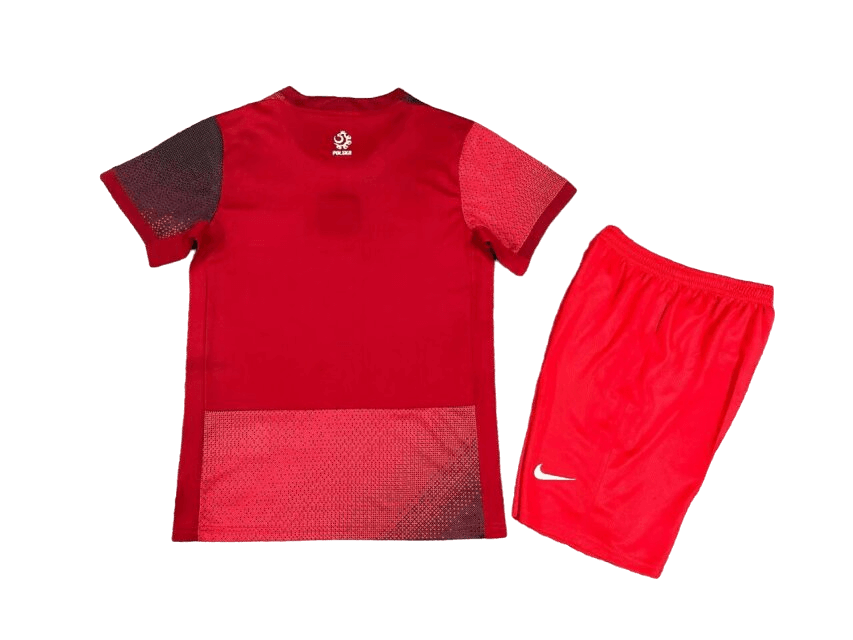 Kit Infantil Polônia Away II Vermelha 2024/25 Unissex Kit Infantil Polônia Away II Vermelha 2024/25 Unissex