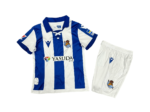 Kit Infantil Real Sociedad Home I Azul/Branca 2024/25 Unissex