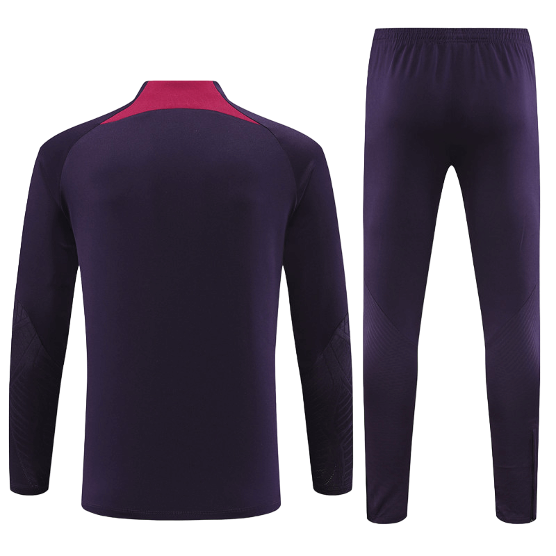 Conjunto de Treino PSG Jaqueta Roxo + Calça Roxo 2023/24 Conjunto de Treino PSG Jaqueta Roxo + Calça Roxo 2023/24