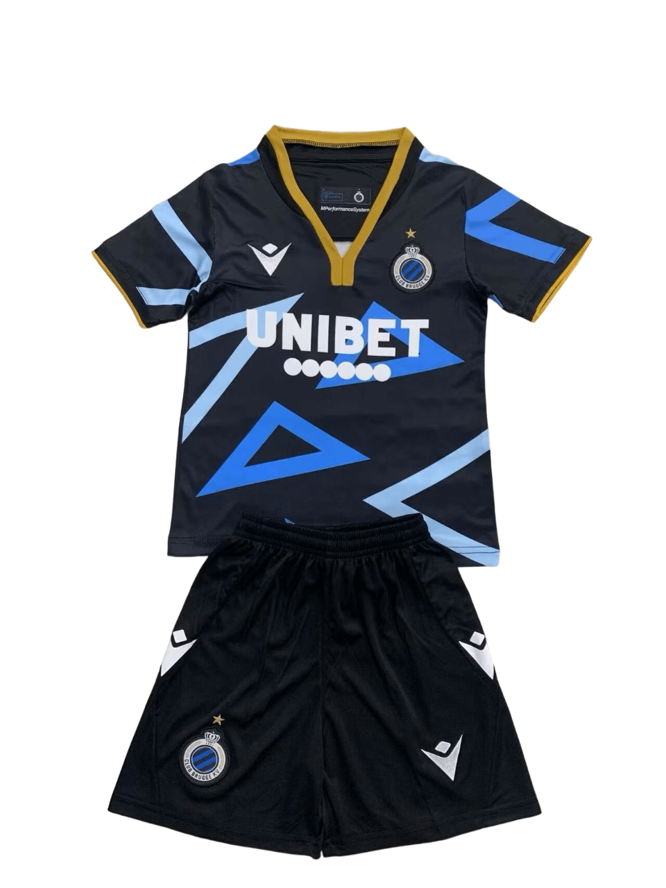 Kit Infantil Club Brugge Preta/Azul 2024/25 Unissex Kit Infantil Club Brugge Preta/Azul 2024/25 Unissex
