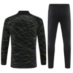 Conjunto de Treino PSG Jaqueta + Calça Preta/Amarela 2022/23