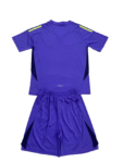 Kit Infantil Escócia Roxo Goleiro 2024/25 Unissex