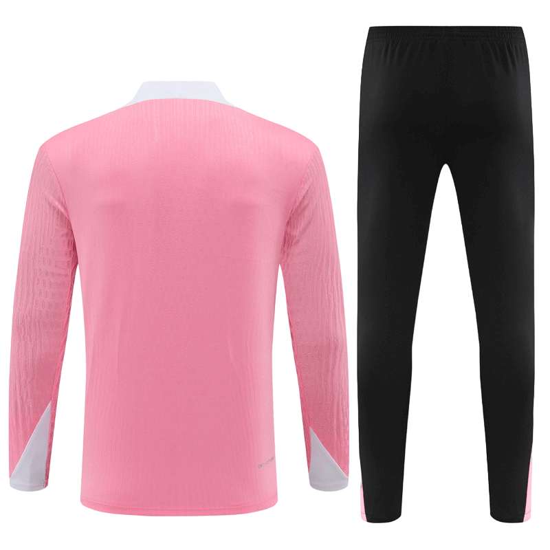Conjunto de Treino PSG Jaqueta+Calça Rosa/Preta 2024/25 Conjunto de Treino PSG Jaqueta+Calça Rosa/Preta 2024/25