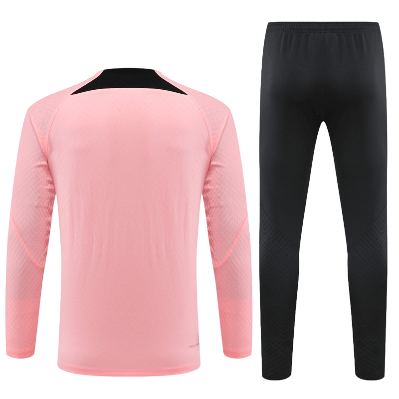 Conjunto de Treino PSG Jaqueta Rosa+ Calça Preta 2022/23 Conjunto de Treino PSG Jaqueta Rosa+ Calça Preta 2022/23