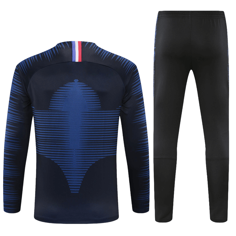 Conjunto de Treino PSG Jaqueta + Calça Azul Escuro/Preta 20219/20 Conjunto de Treino PSG Jaqueta + Calça Azul Escuro/Preta 20219/20