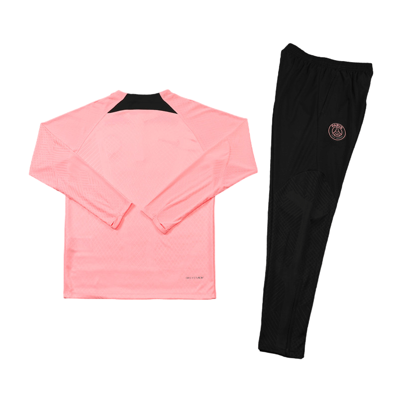 Conjunto de Treino PSG Jaqueta Rosa+ Calça Preta 2022/23 Conjunto de Treino PSG Jaqueta Rosa+ Calça Preta 2022/23