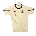 Camisa Flamengo Bege Viagem 2024/25 Masculina