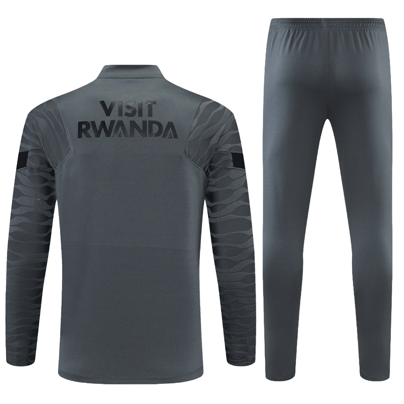 Conjunto de Treino PSG Jaqueta + Calça Cinza Escuro 2021/22 Conjunto de Treino PSG Jaqueta + Calça Cinza Escuro 2021/22