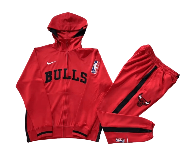 Conjunto Calça e Blusão Chicago Bulls Vermelha Conjunto Calça e Blusão Chicago Bulls Vermelha