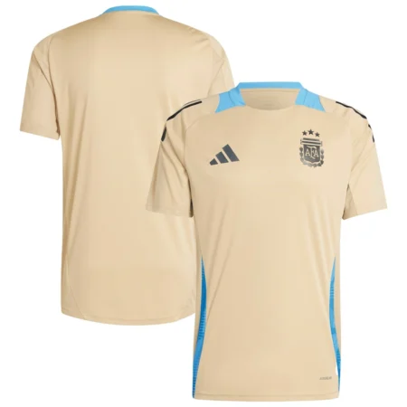 Camisa Argentina Bege Pré-jogo 2024/25 Masculina