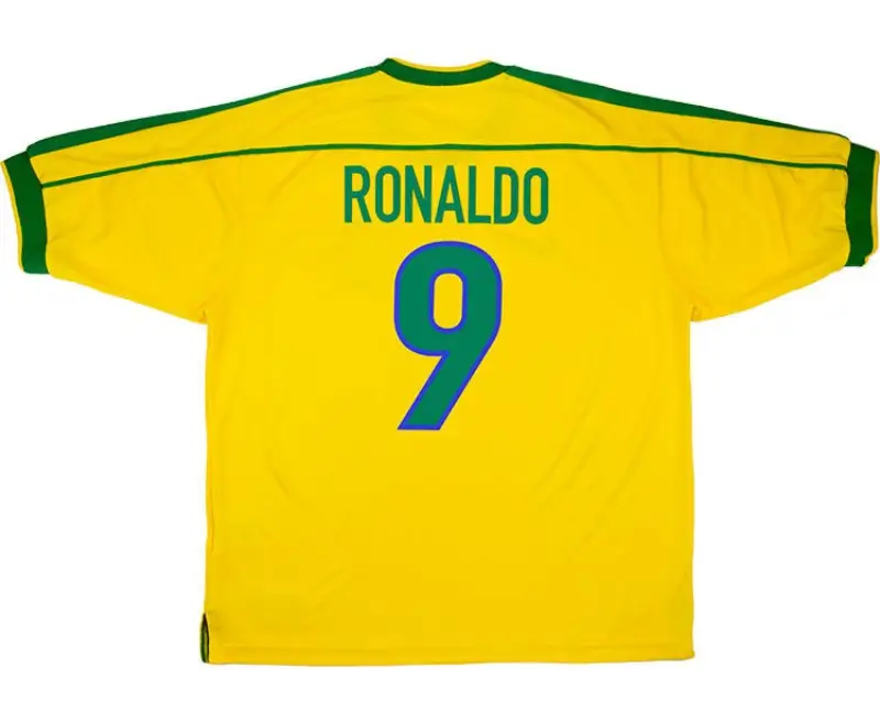Camisa-brasil-1998-amarela-ronaldo-9-retro1 (1) Camisa do Brasil 1998 Amarela Ronaldo Masculina