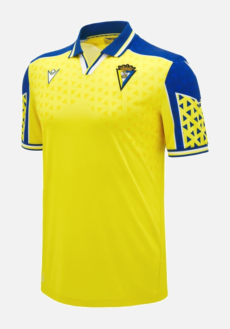 Camisa-cadiz-home-i-amarela-2024-25-Masculina Camisa Cádiz Amarela Home 2024/25 Masculina