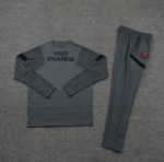 Conjunto de Treino PSG Jaqueta + Calça Cinza Escuro 2021/22
