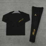 Conjunto de Treino PSG Jaqueta+Calça Preto 2023/24