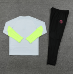 Conjunto de Treino PSG Jaqueta+Calça Cinza/Verde 2023/24