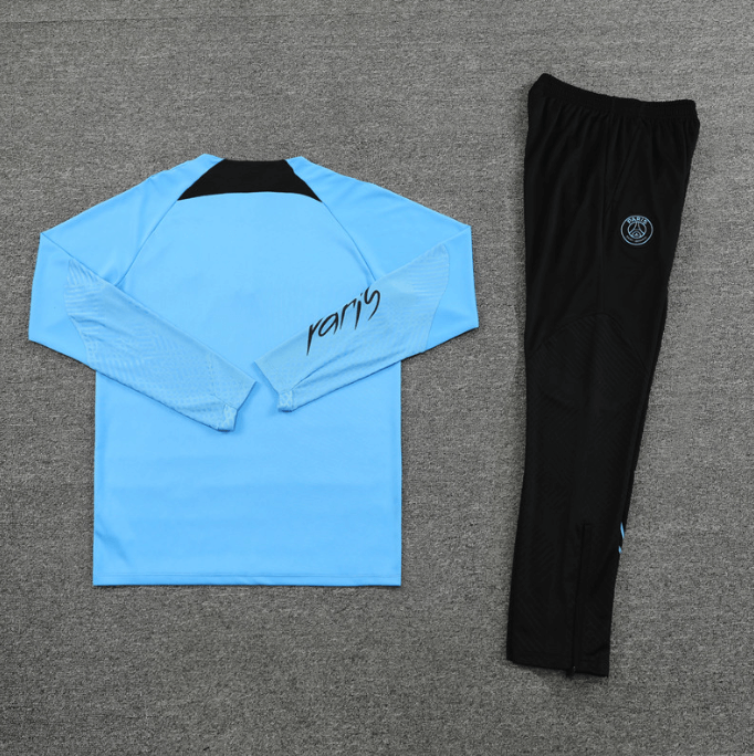 Conjunto de Treino PSG Jaqueta+Calça Azul Claro 2022/23 Conjunto de Treino PSG Jaqueta+Calça Azul Claro 2022/23