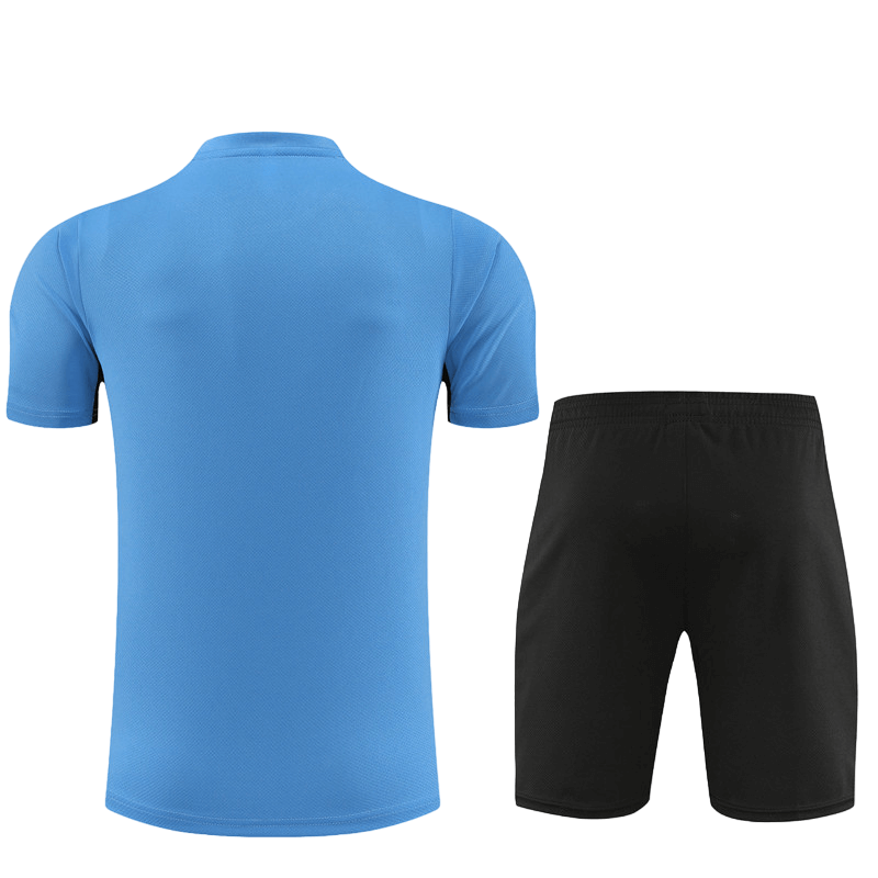 Conjunto de Treino PSG Camisa + Bermuda Azul/Preta 2023/24 Conjunto de Treino PSG Camisa + Bermuda Azul/Preta 2023/24