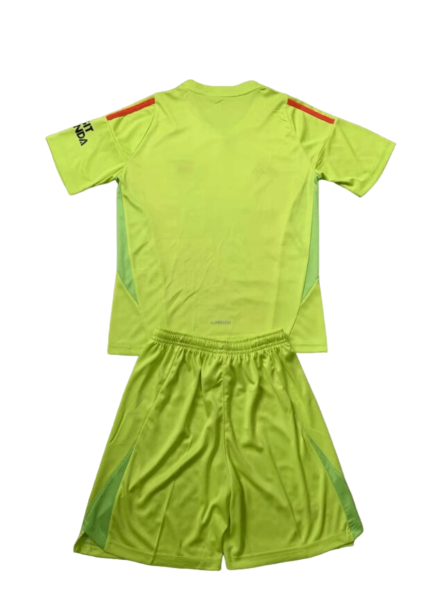 Kit Infantil Arsenal Goleiro Verde 2024/25 Unissex Kit Infantil Arsenal Goleiro Verde 2024/25 Unissex