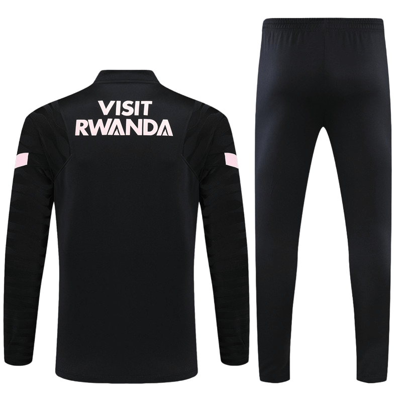 Conjunto de Treino PSG Jaqueta Preta+Calça Preta 2021/22 Conjunto de Treino PSG Jaqueta Preta+Calça Preta 2021/22