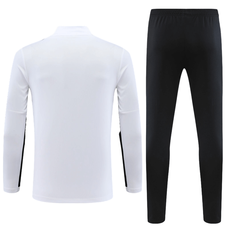 Conjunto de Treino PSG Jaqueta Branca+ Calça Preta 2023/24 Conjunto de Treino PSG Jaqueta Branca+ Calça Preta 2023/24