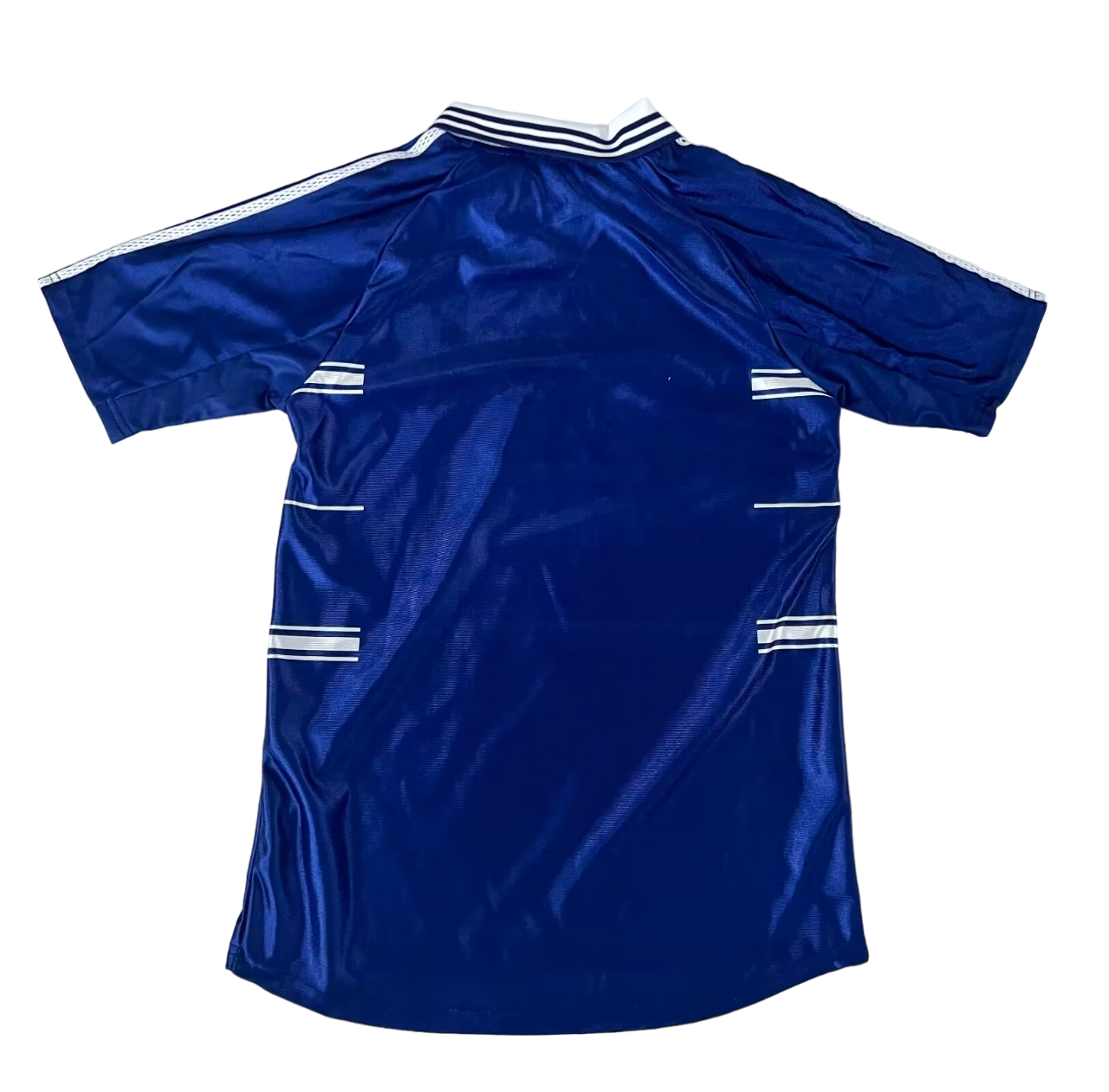 camisa-real-madrid-azul-ii-away-1998-99-2 Camisa Real Madrid Azul Away Retrô 1998/99 Teka