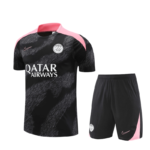 Conjunto de Treino PSG Camisa Cinza+ Bermuda Cinza 2024/25