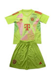 Kit Infantil Bayern de Munique Verde Goleiro 2024/25 Unissex