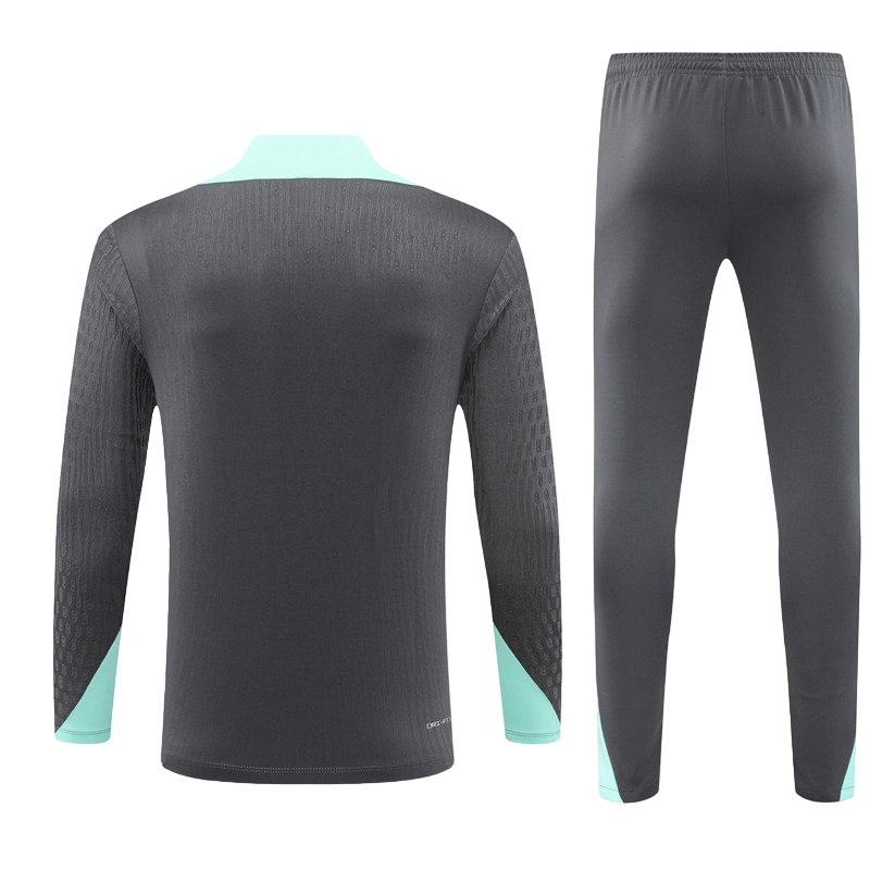 Conjunto de Treino PSG Jaqueta Cinza + Calça Cinza 2024/25 Conjunto de Treino PSG Jaqueta Cinza + Calça Cinza 2024/25