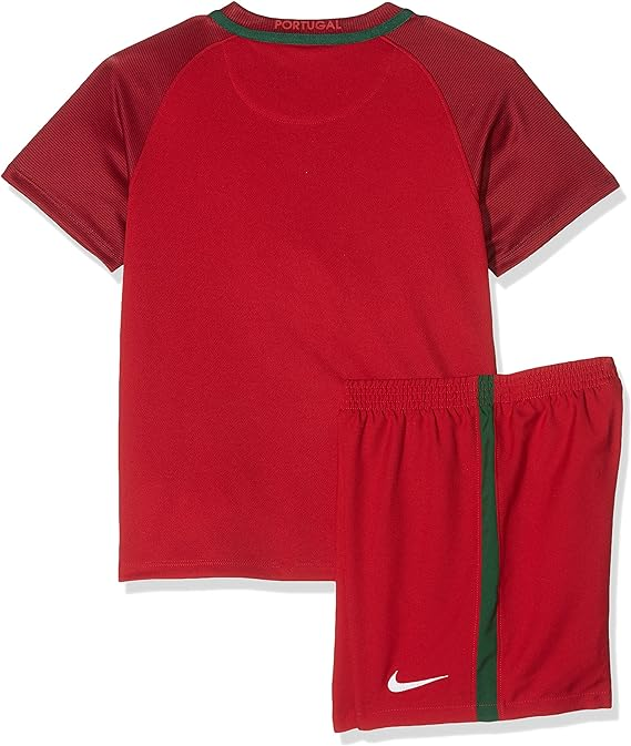 Kit Infantil Portugal 2016 Vermelha Home 1 Unissex Kit Infantil Portugal 2016 Vermelha Home 1 Unissex