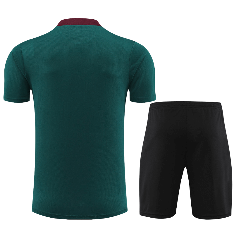 Conjunto de Treino PSG Camisa Verde + Bermuda Preta 2024/25 Conjunto de Treino PSG Camisa Verde + Bermuda Preta 2024/25