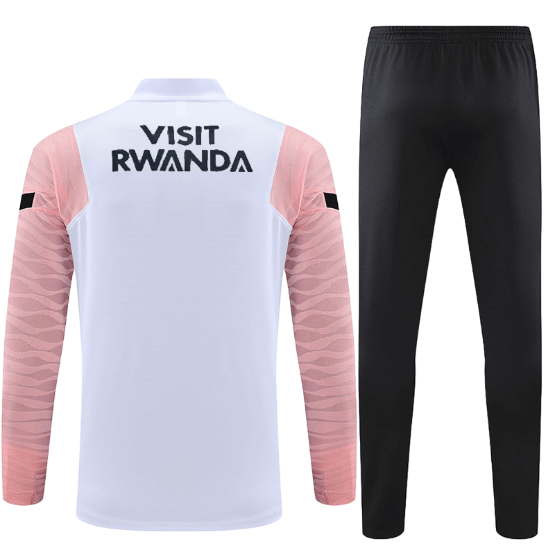 Conjunto de Treino PSG Jaqueta Branca+ Calça Preta 2021/22 Conjunto de Treino PSG Jaqueta Branca+ Calça Preta 2021/22
