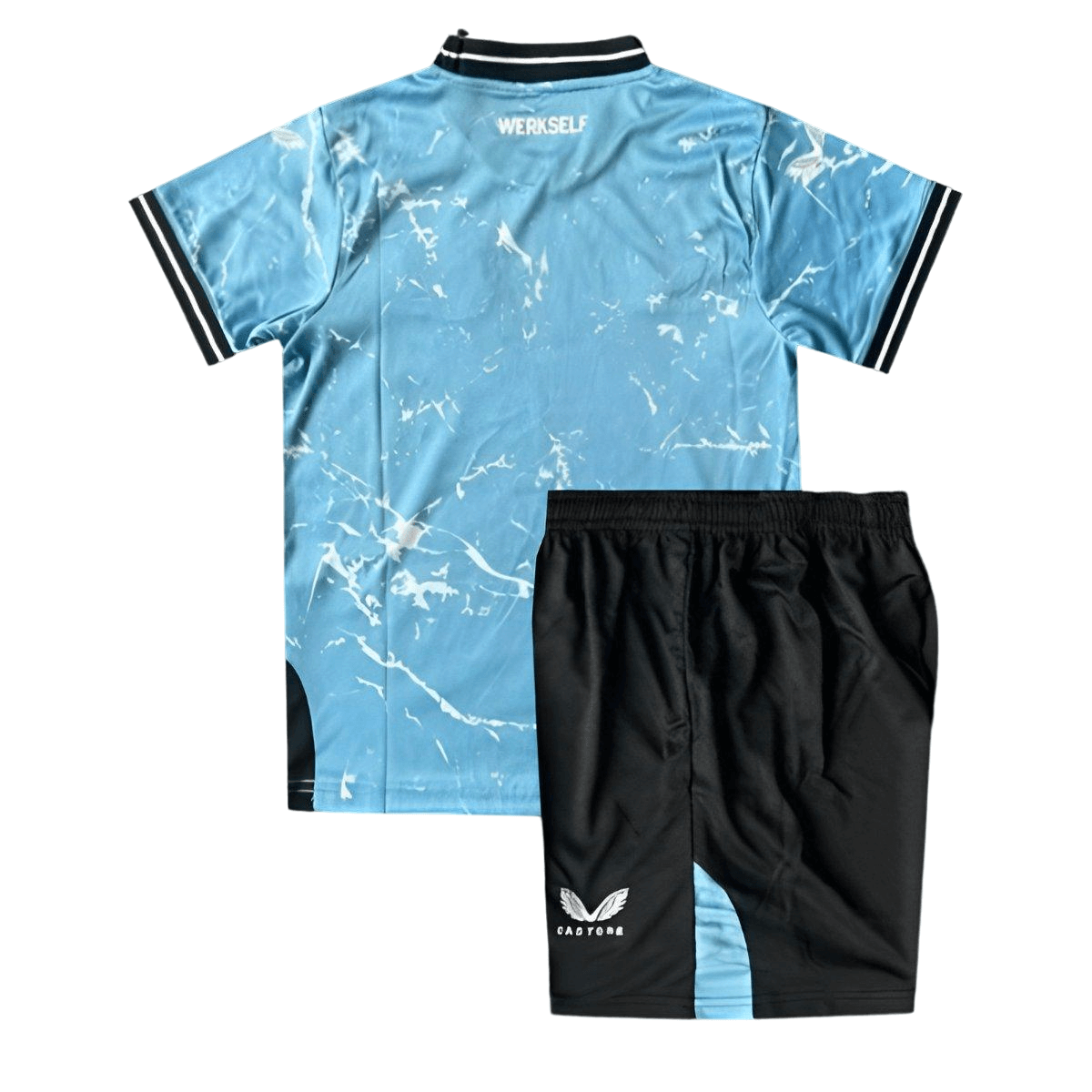 Kit Infantil Bayer Leverkusen Third Azul 2024/25 Unissex Kit Infantil Bayer Leverkusen Third Azul 2024/25 Unissex