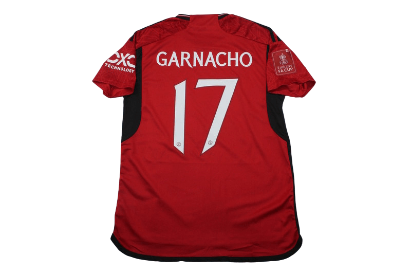 Camisa Manchester United FA CUP Garnacho #17 Home Masculina Camisa Manchester United FA CUP Garnacho #17 Home Masculina