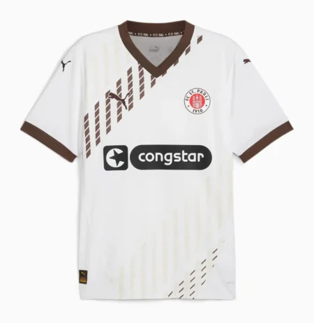 Camisa St. Pauli Reserva Branca II 2024/25 Masculina