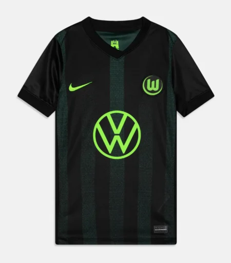 Camisa Reserva VfL Wolfsburg Preta II 2024/25 Masculina