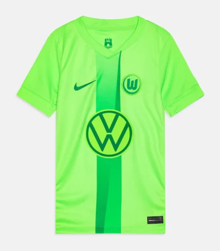 Camisa Titular VfL Wolfsburg Verde I 2024/25 Masculina