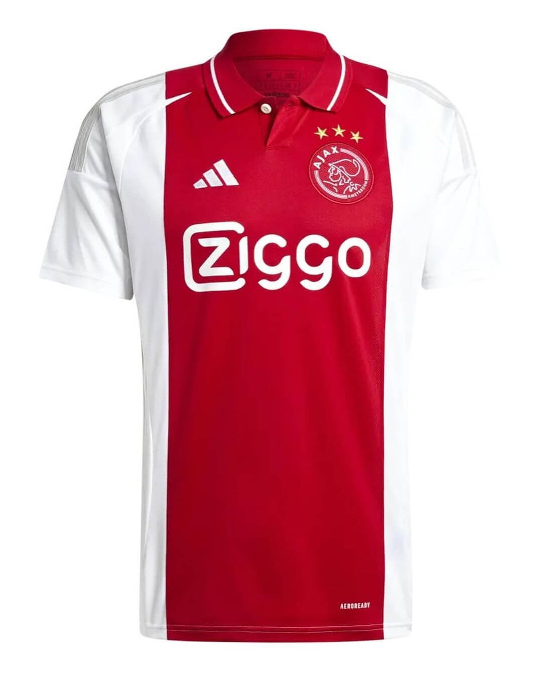 Camisa-ajax-Home-I-Branca-Vermelha-2024-25-Masculina-1 Camisa Ajax Titular I Home Vermelha/Branca 2024/25 Masculina